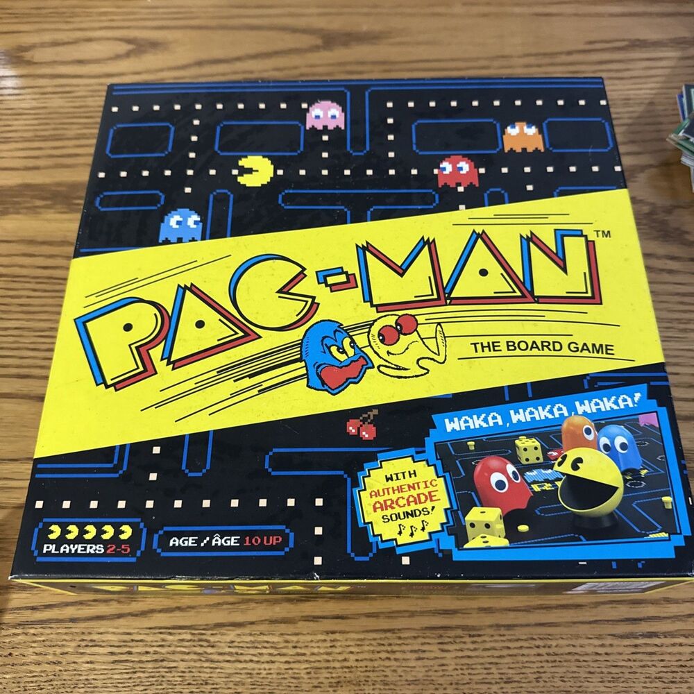 Pac-Man The Board Game New Open Box Complete Unpunched Buffalo Games Read